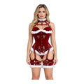 Velvet - OverBust Corset -Xmas