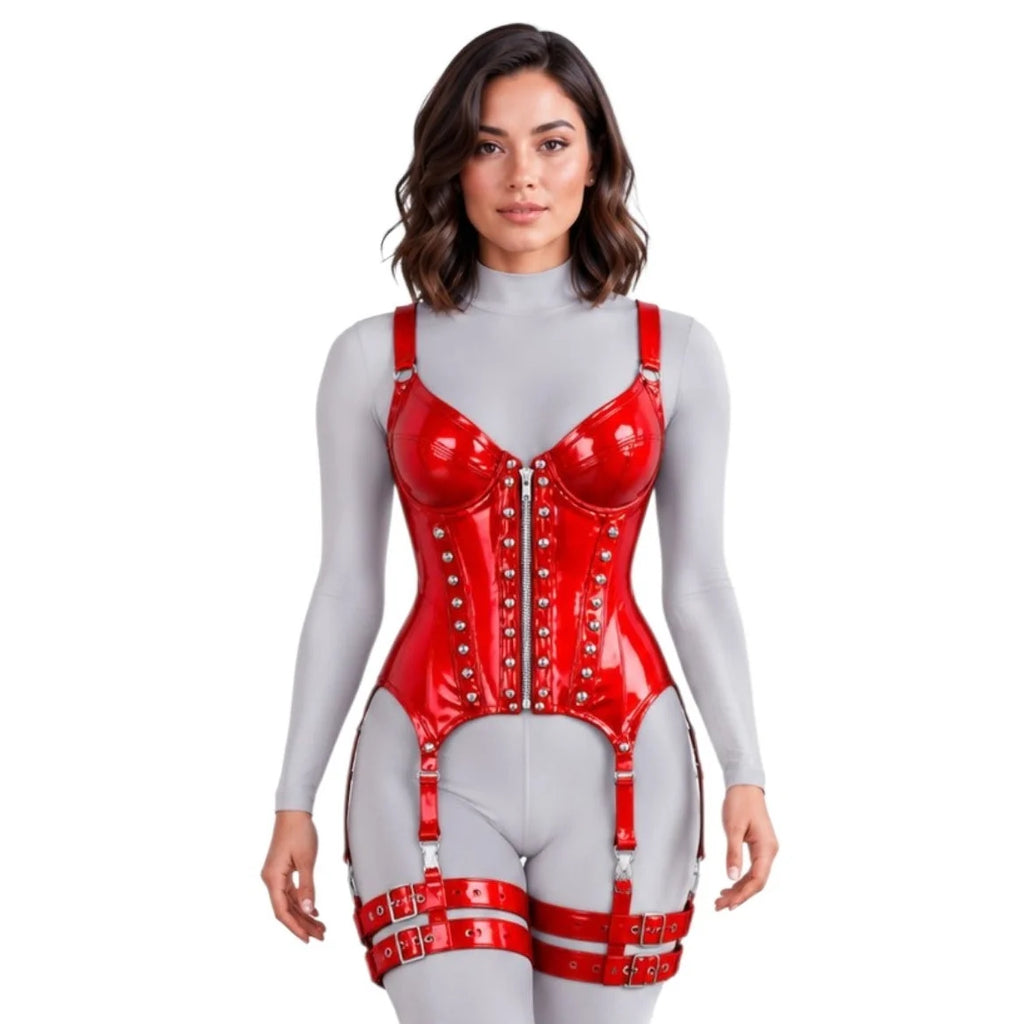 PVC - OverBust Corset - Emb1005
