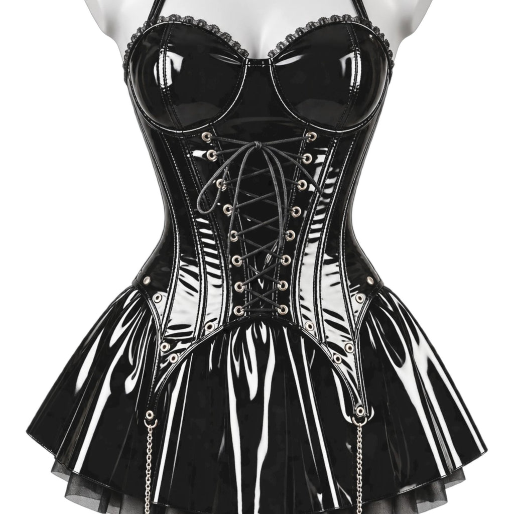 PVC - OverBust Corset - Emb1002