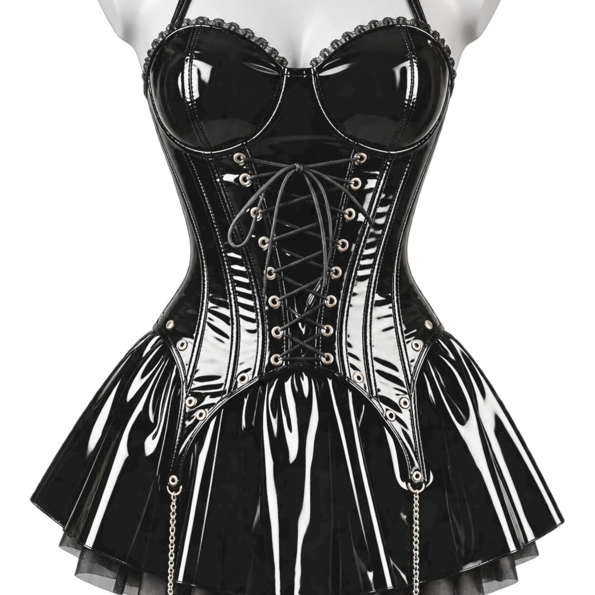 PVC - OverBust Corset - Emb1002