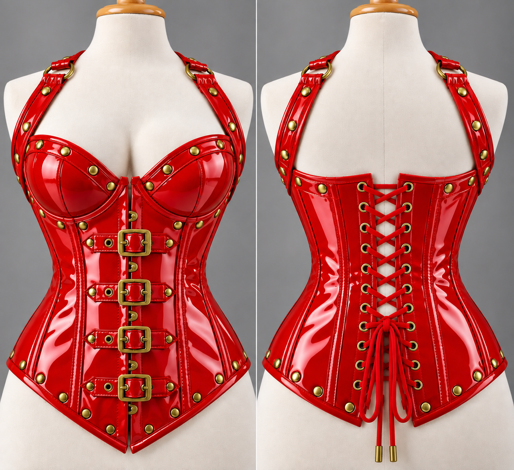 PVC - OverBust Corset - Emb1001
