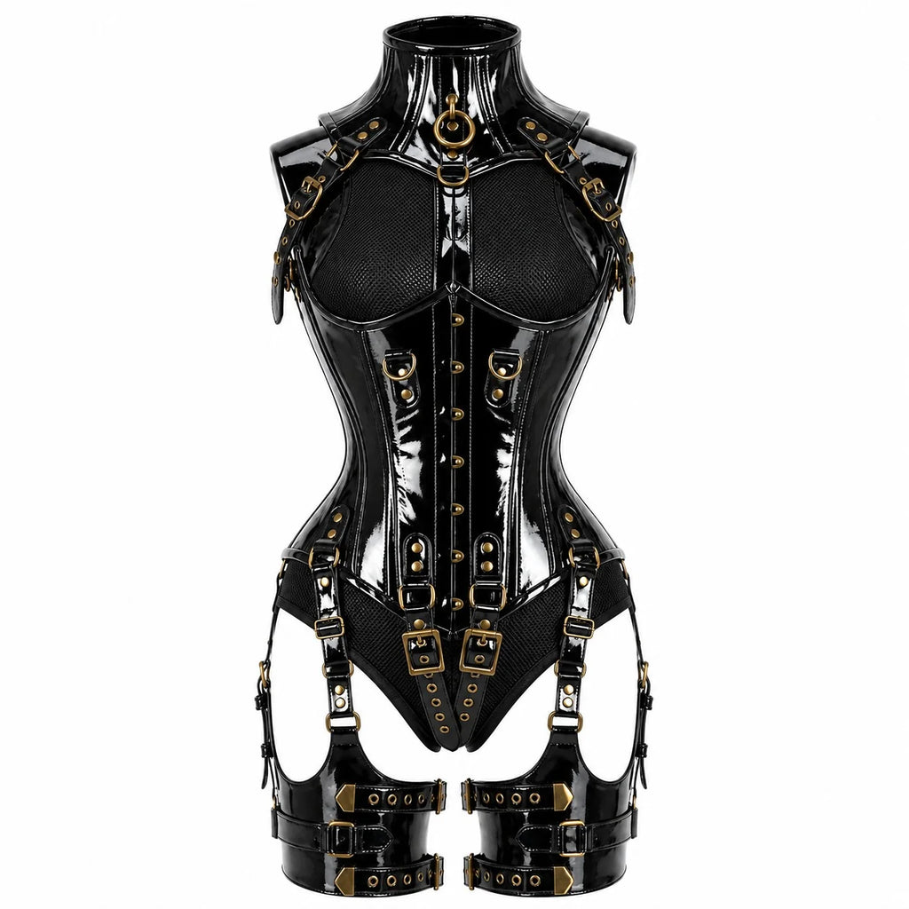 PVC - OverBust Corset - Emb1008