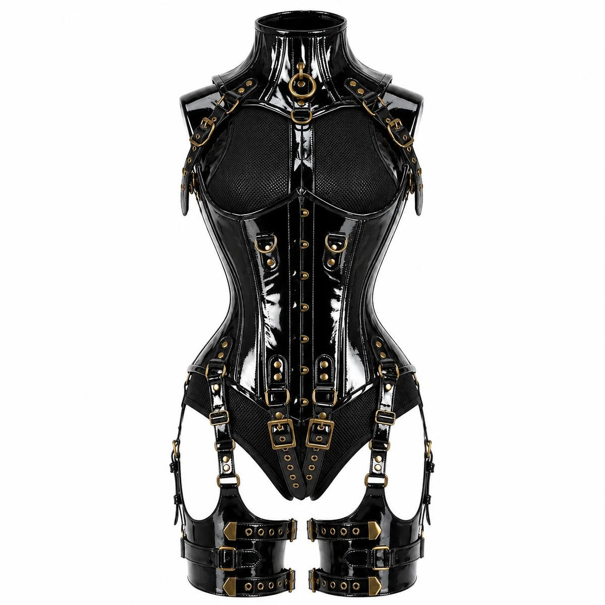 PVC - OverBust Corset - Emb1008